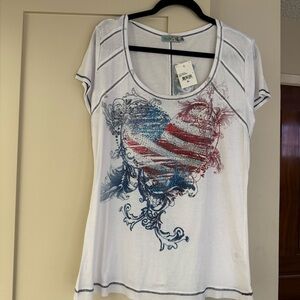 Unity World Wear XL patriotic tee